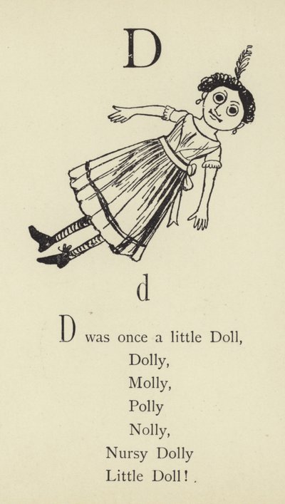 La lettre D - Edward Lear